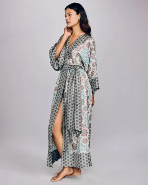 Kobe Mozaicu Silk Robe