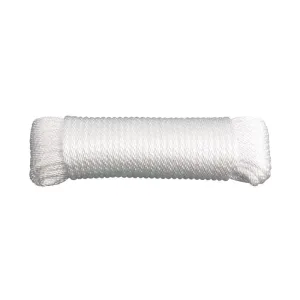 Koch 3/16 in. D X 50 ft. L White Solid Braided Nylon Rope