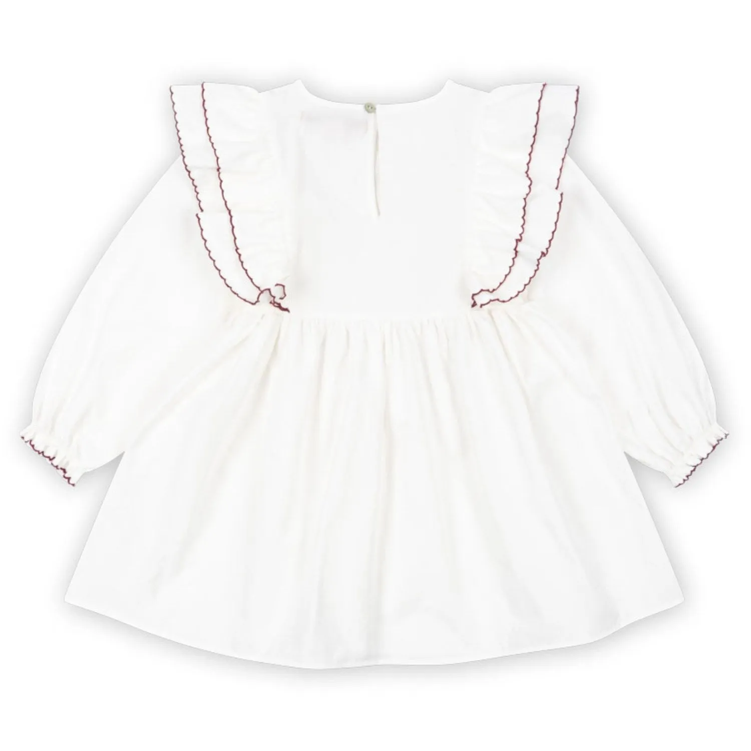 Konges Sløjd Pure White Coeur Dress Gots