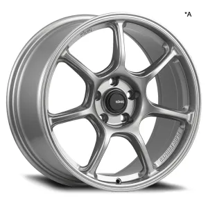 Konig 18" Ultragram 5X114.3 Wheel - Titanium Metallic