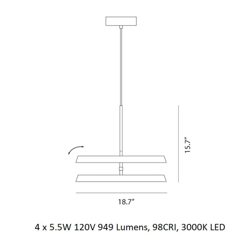 Konnect PV4 LED Pendant Light