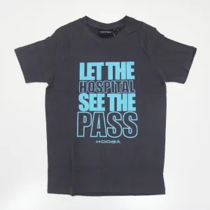 Kooga Let The Hopsital See The Pass Mens SS14 Grey/Blue T-Shirt