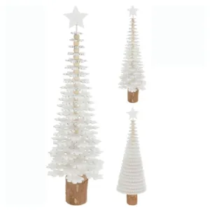 Koopman 40cm White Xmas Tree (Choice of 2)