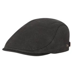 Kooringal Cotton Drivers Cap Baker - Black