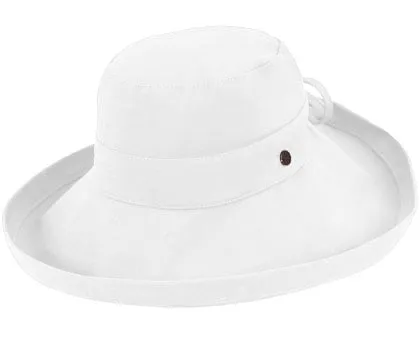 Kooringal Cotton Wide Brim Noosa - White