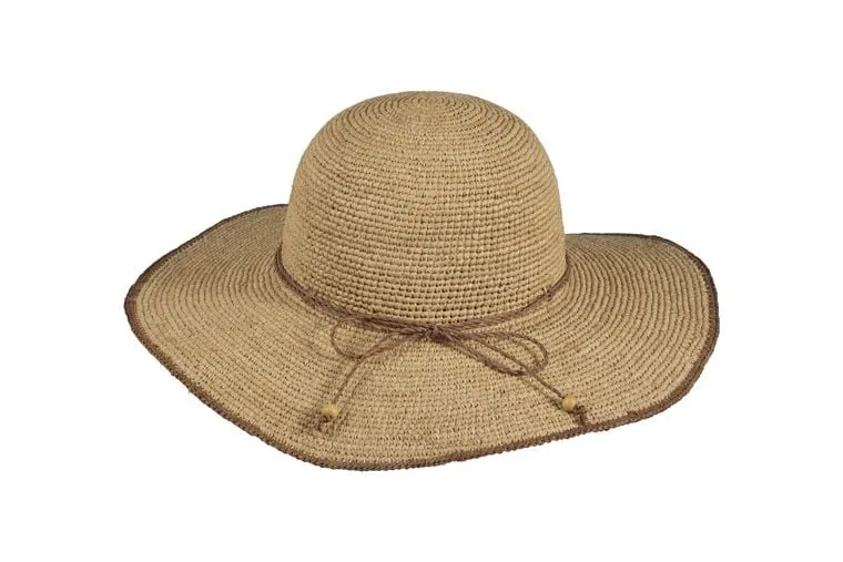 Kooringal Kelis Raffia Wide Brim - Tea