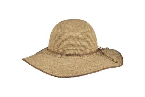 Kooringal Kelis Raffia Wide Brim - Tea