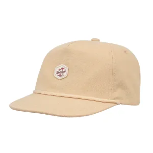 Kooringal Mens 5 Panel Cap Bramston - Natural