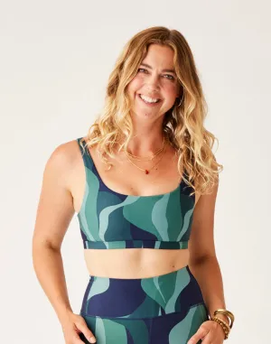 Korbyn Compression Top: River Stripe