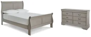 Kordasky Full Sleigh Bed with Dresser