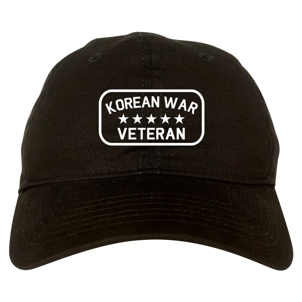 Korean War Veteran Mens Dad Hat Baseball Cap