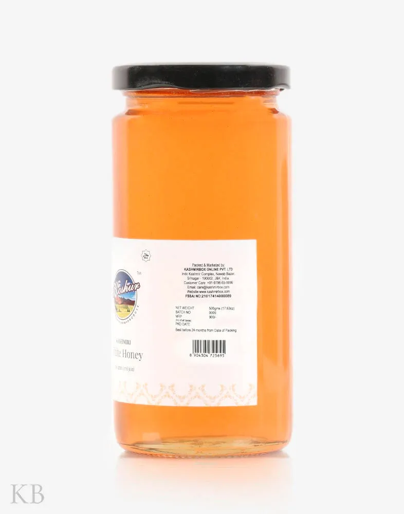 Koshur Saffron Infused White Honey