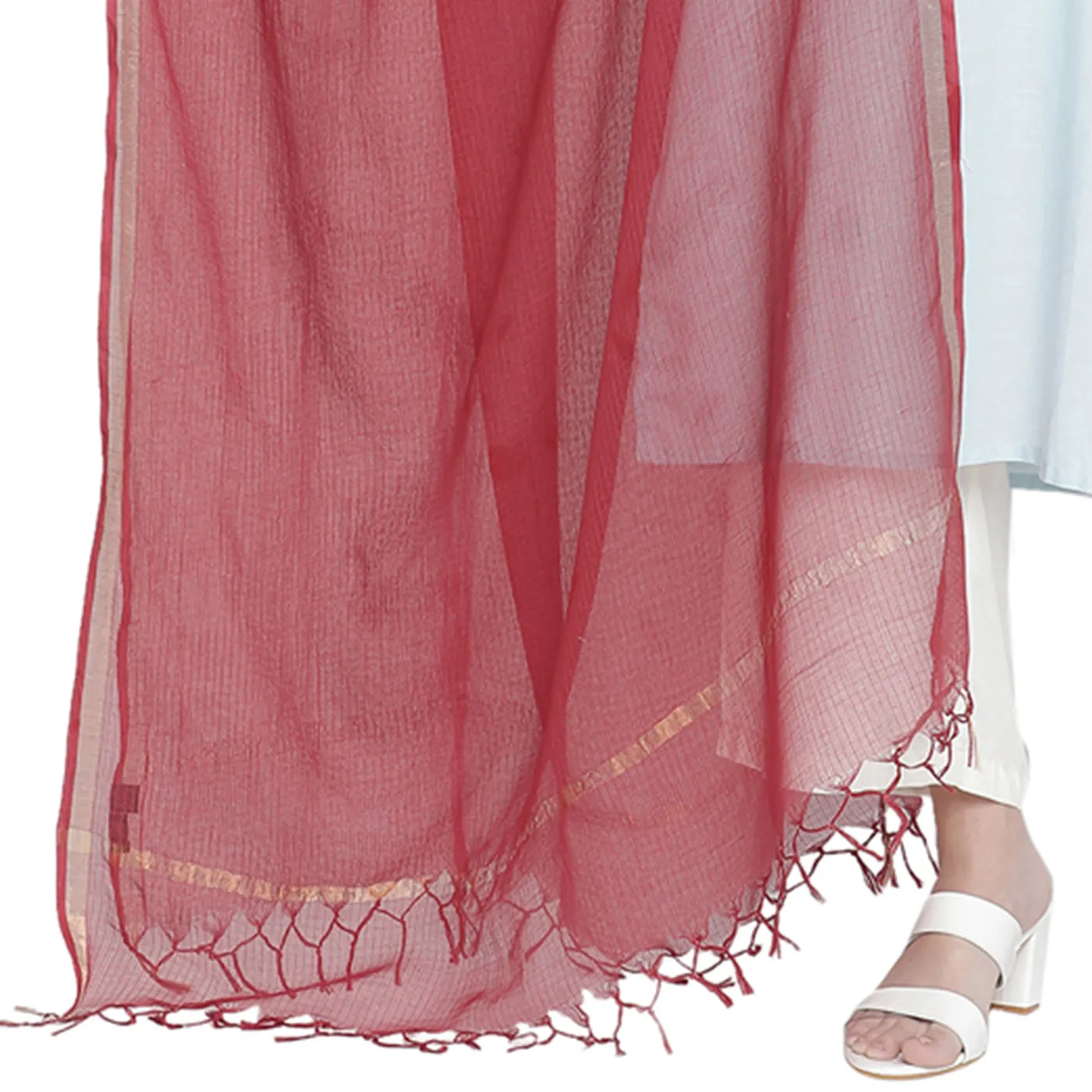 Kota Doria Cotton Silk Dupatta