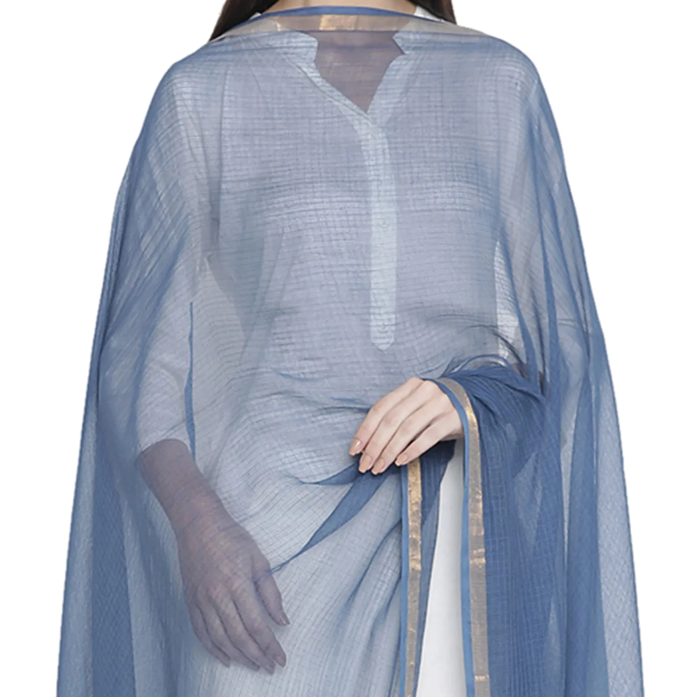 Kota Doria Cotton Silk Dupatta