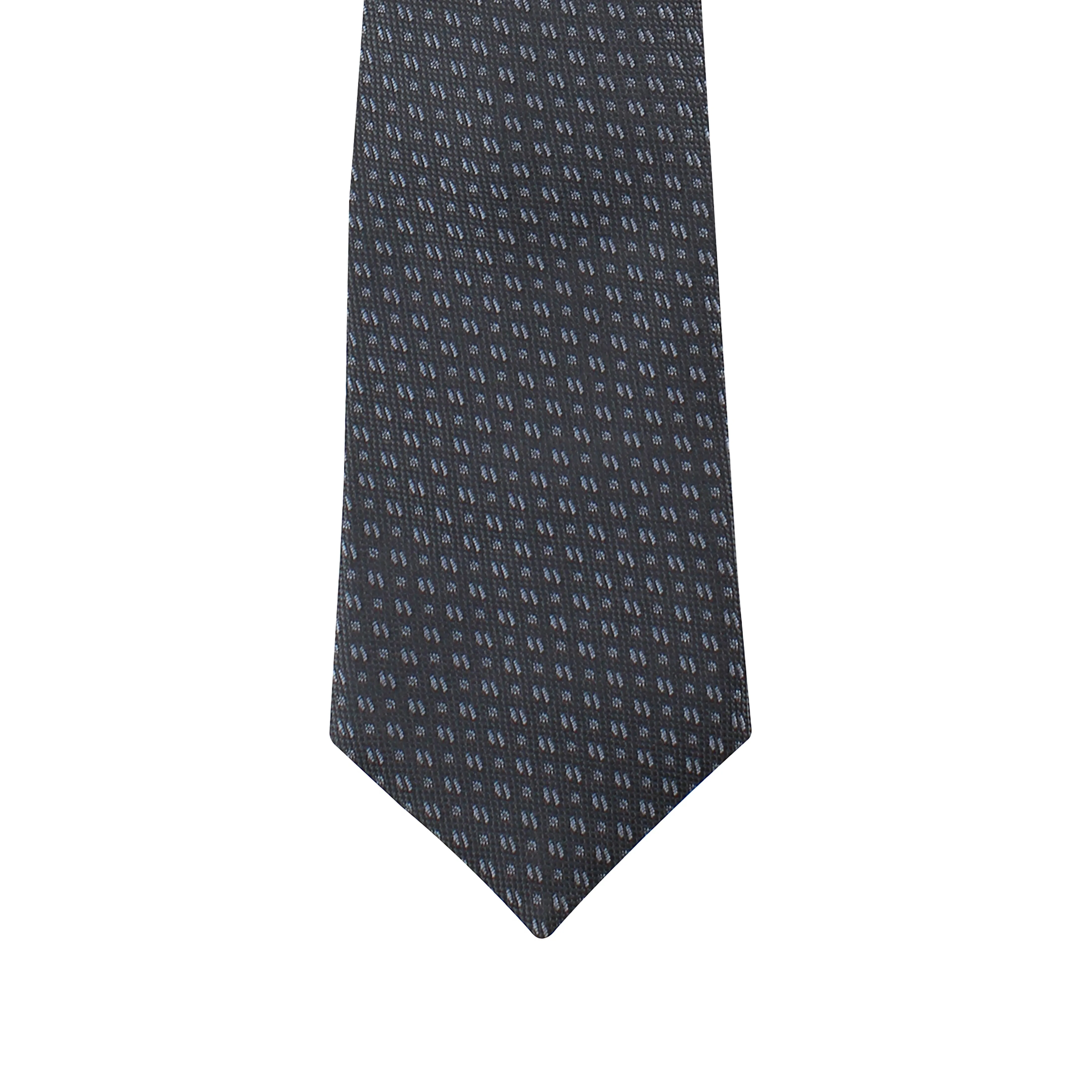 Kovove Black Abstract Neck Tie For Men