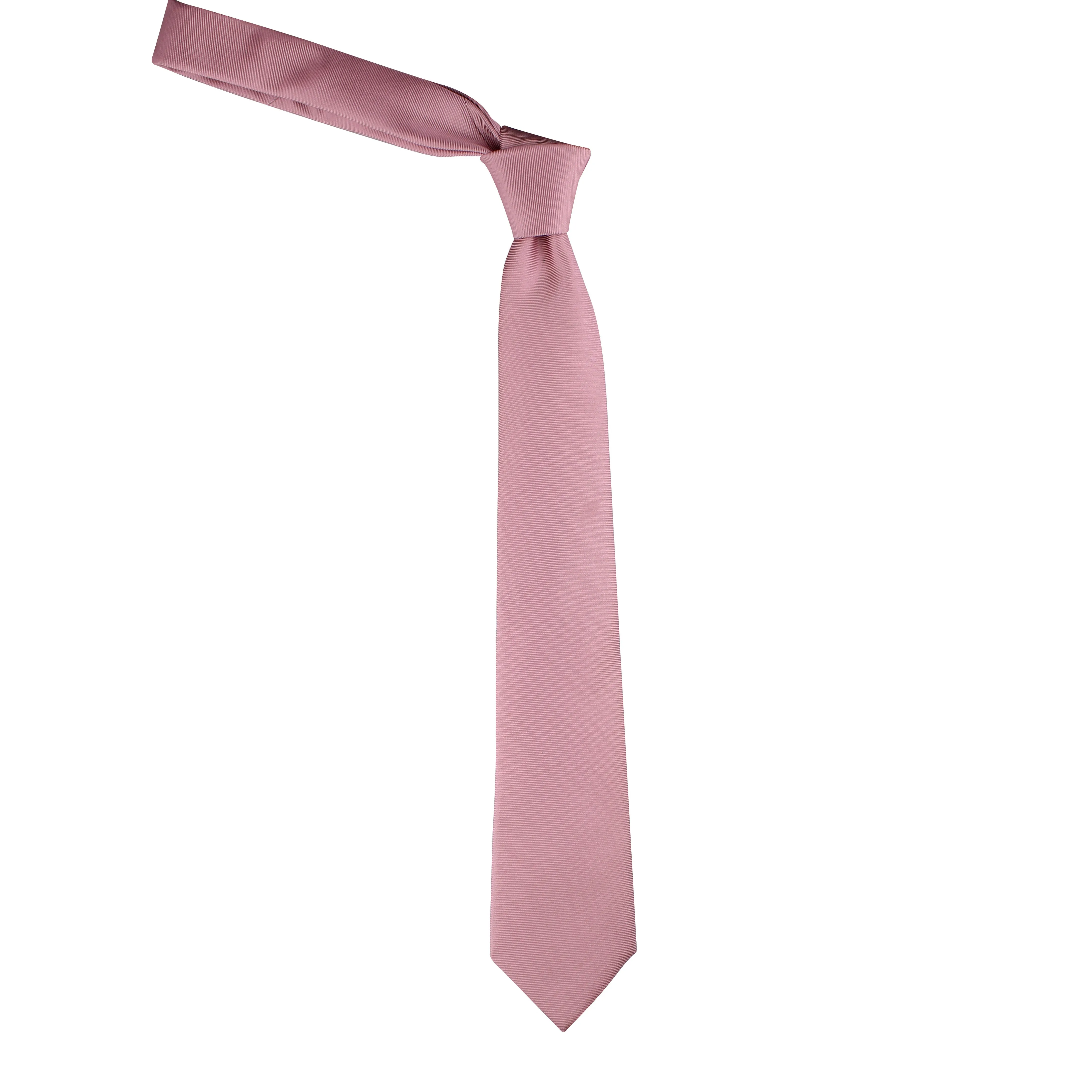 Kovove peach Solid Necktie and Pocket Square Gift Box