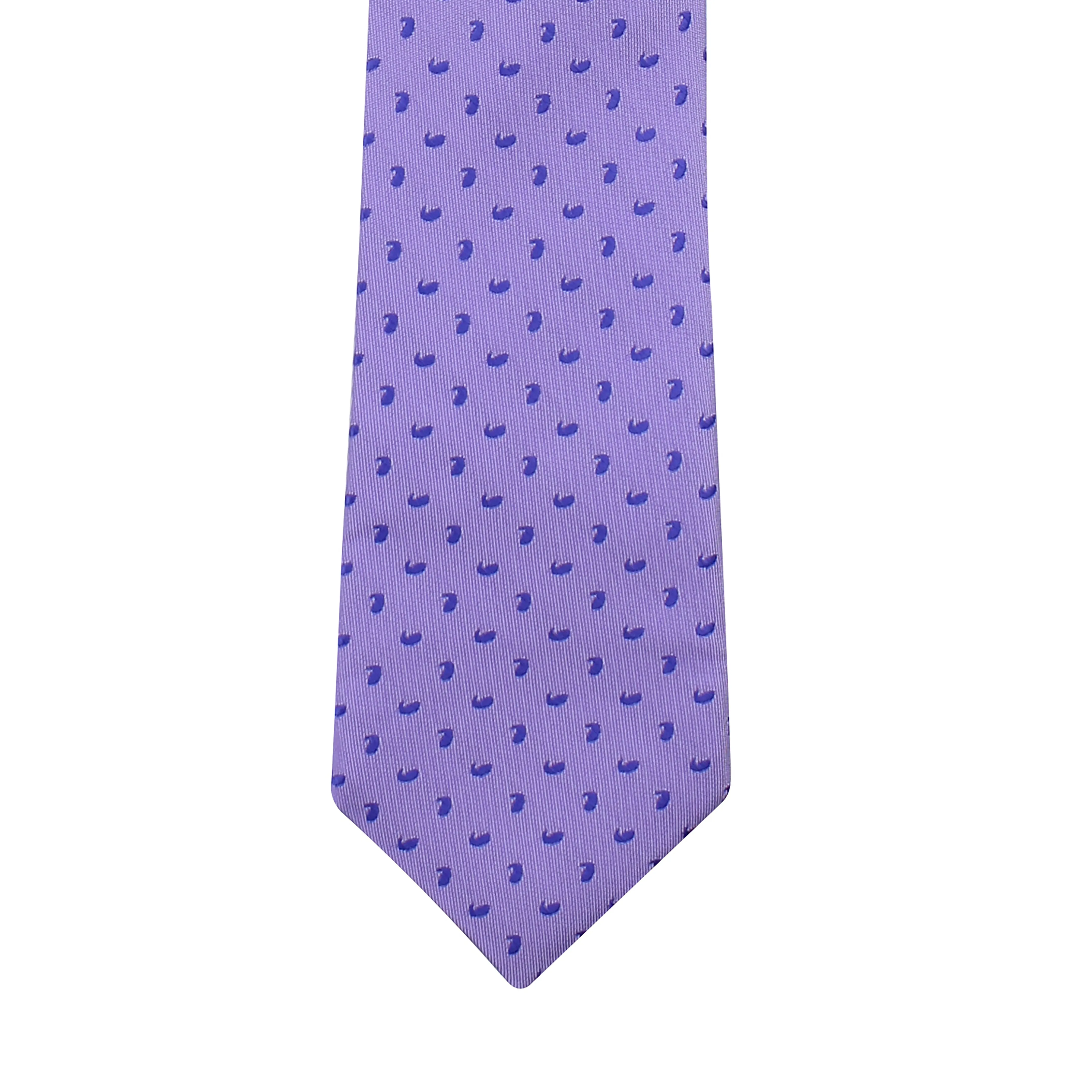 Kovove Purple Abstract Necktie and Pocket Square Gift Box