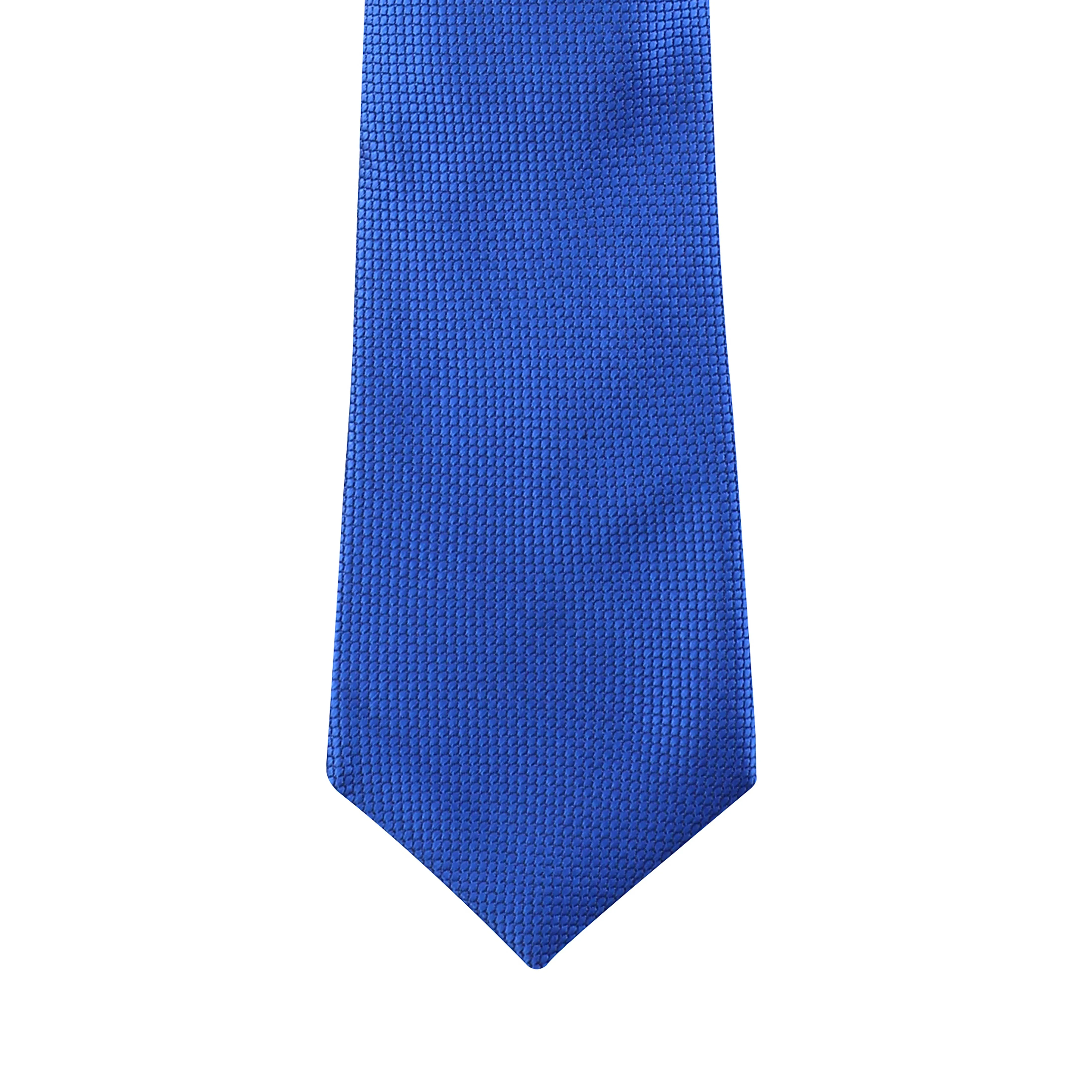 Kovove Refreshing Blue Checkered Neck Tie For Men