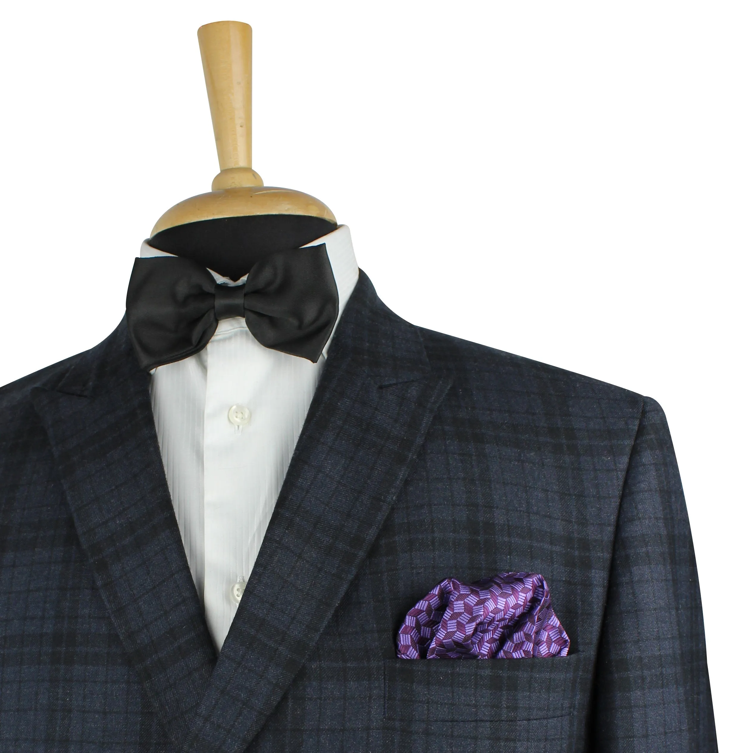 Kovove The Abstractzoid Purple Necktie and Pocket Square Gift Box