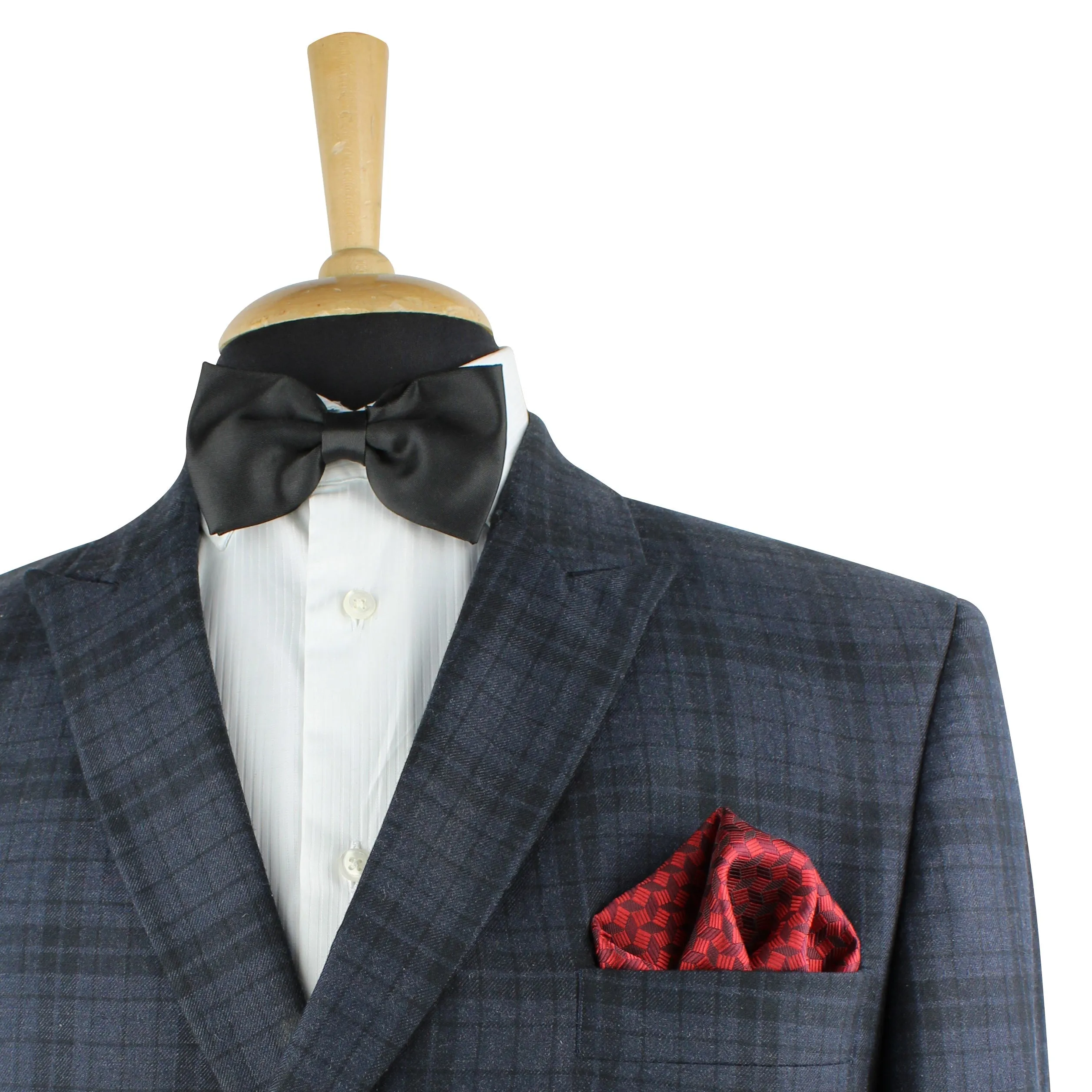 Kovove The Abstractzoid Red Necktie and Pocket Square Gift Box