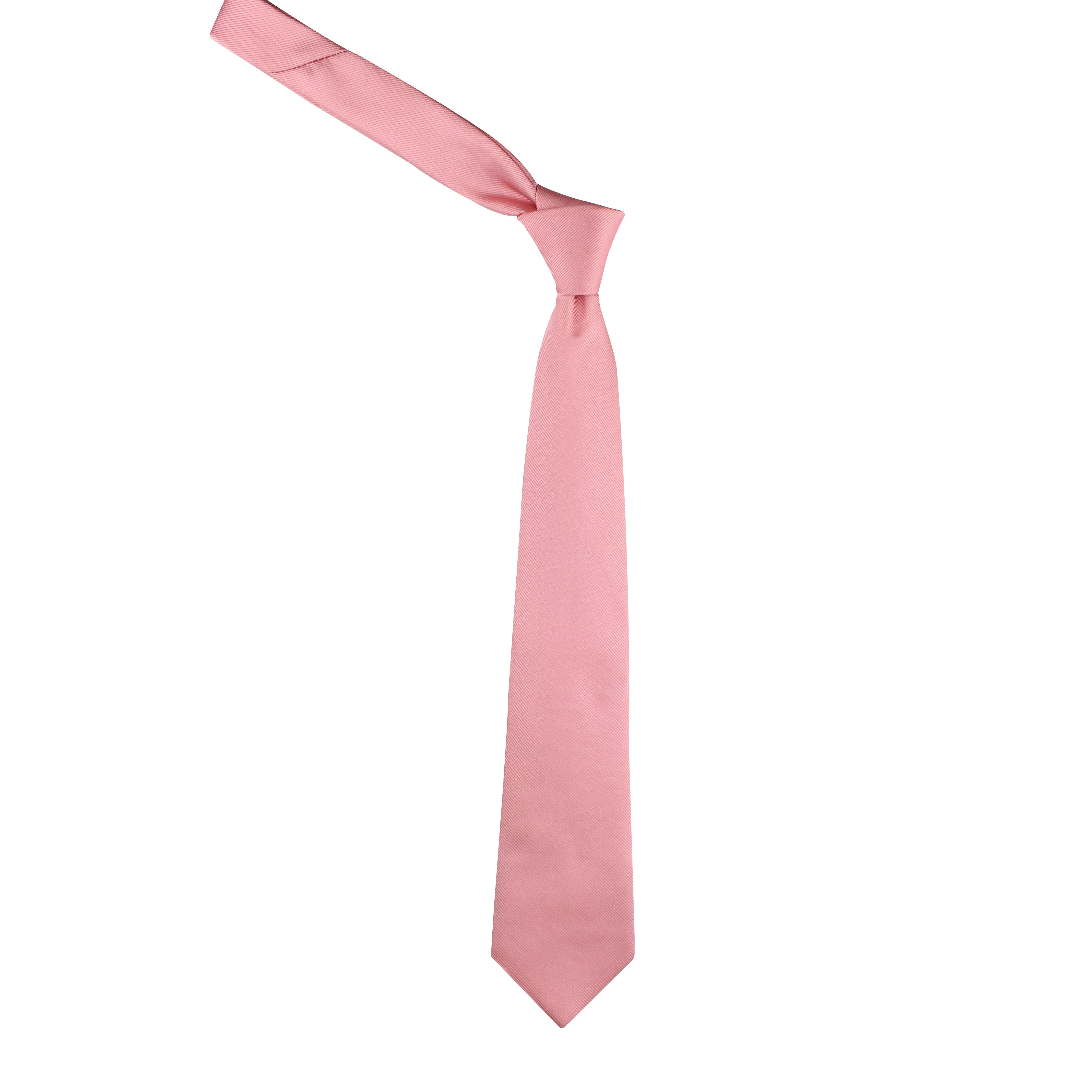 Kovove The Elegant Self Striped Pink Necktie For Men