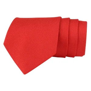 Kovove The Elegant Self Striped Red Necktie For Men