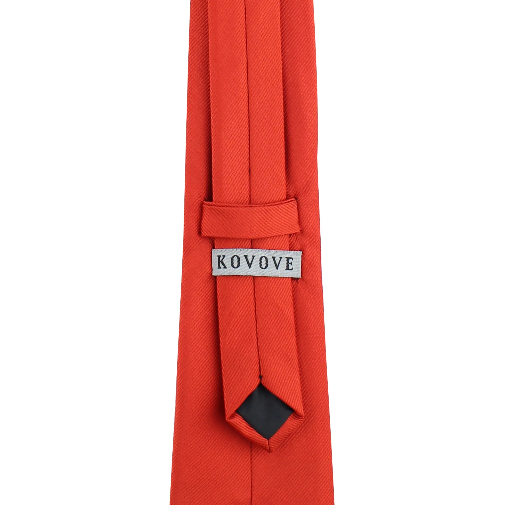 Kovove The Elegant Self Striped Red Necktie For Men