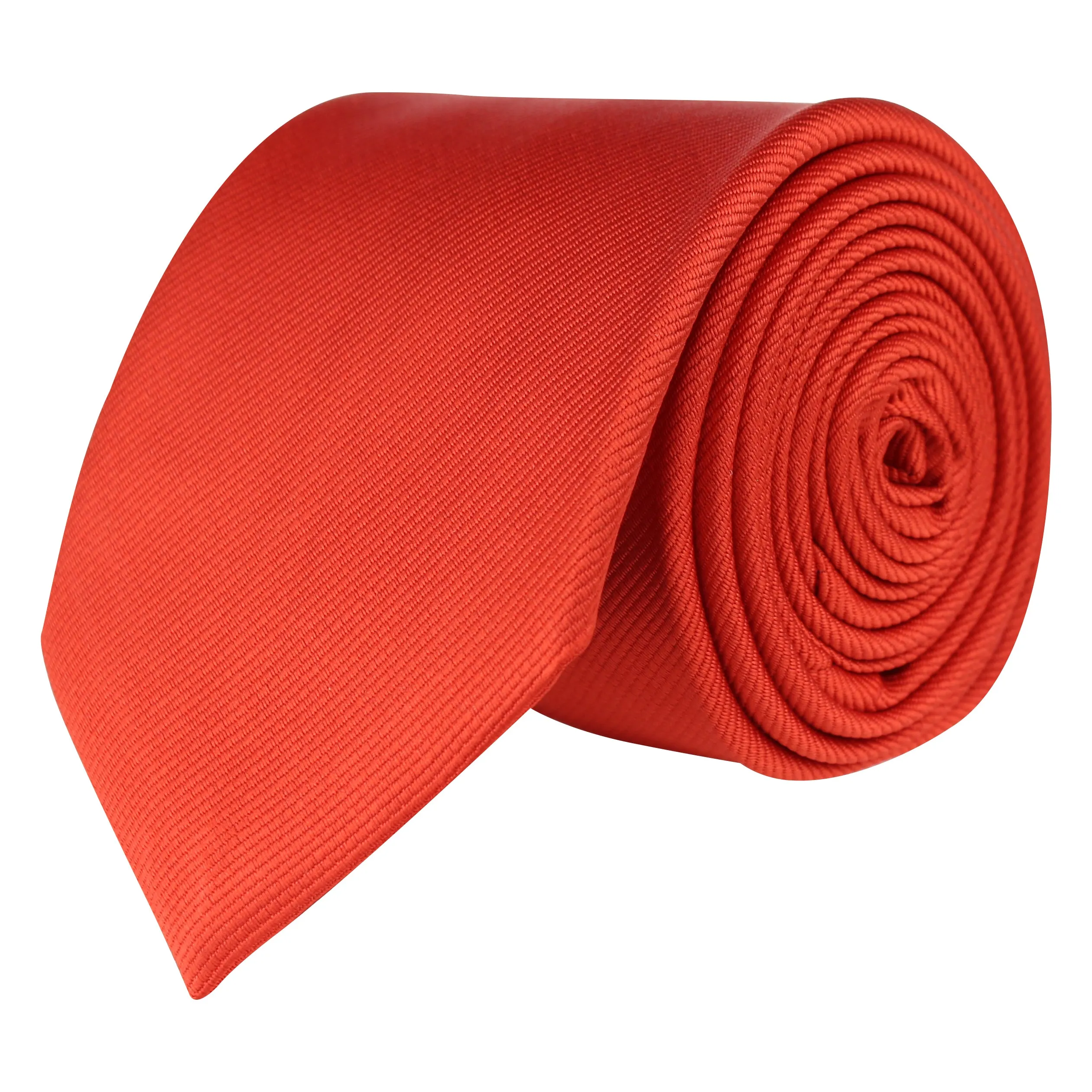 Kovove The Elegant Self Striped Red Necktie For Men