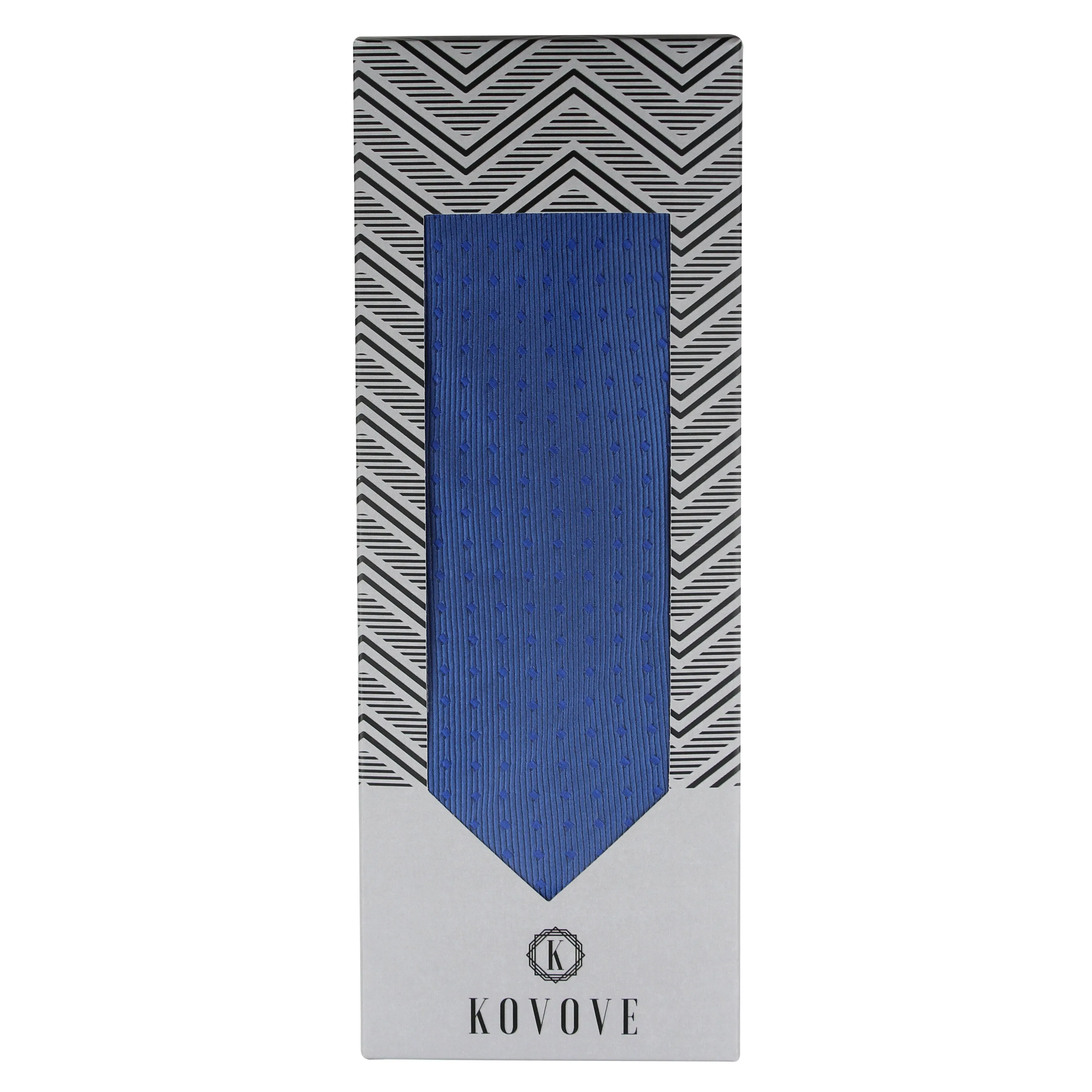 Kovove The Intellect Dash Abstract  Blue Necktie For Men