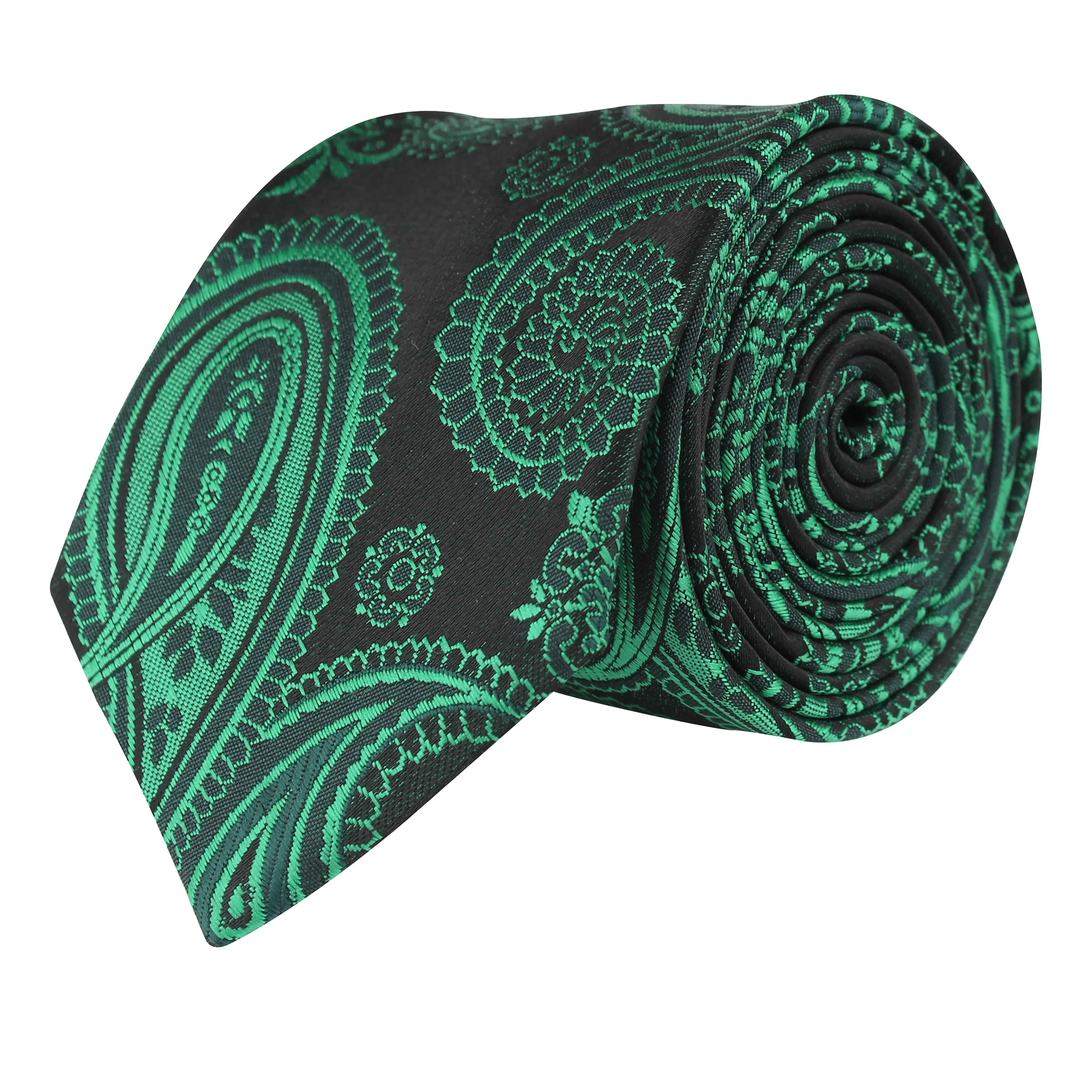 Kovove The Royal Paisley Green Necktie For Men