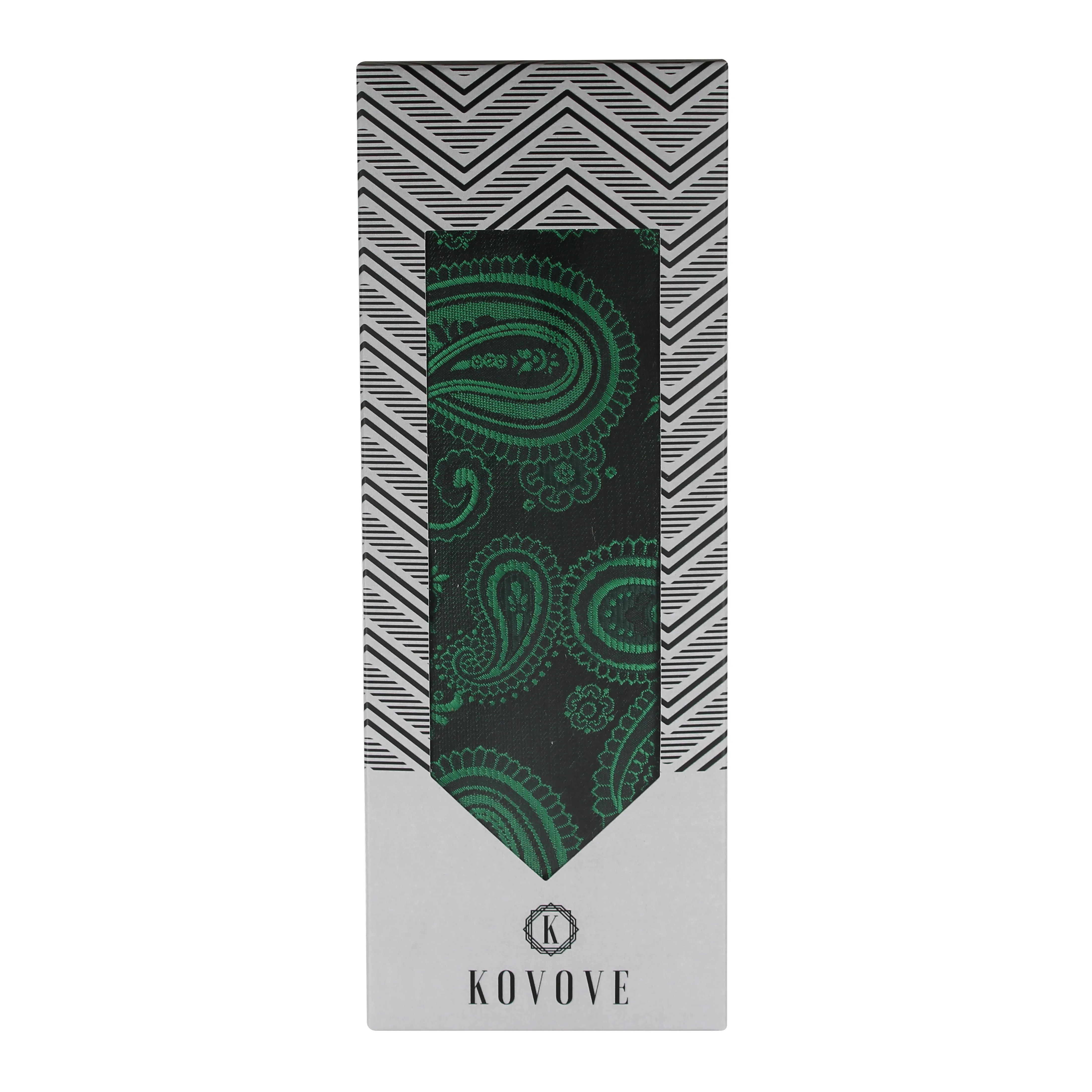 Kovove The Royal Paisley Green Necktie For Men