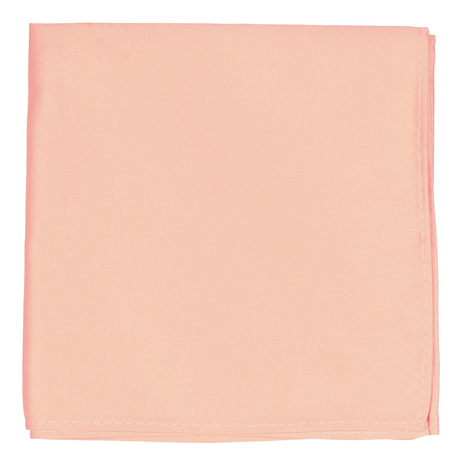 Kovove The Solid Essentials Peach Pocket Square For Men