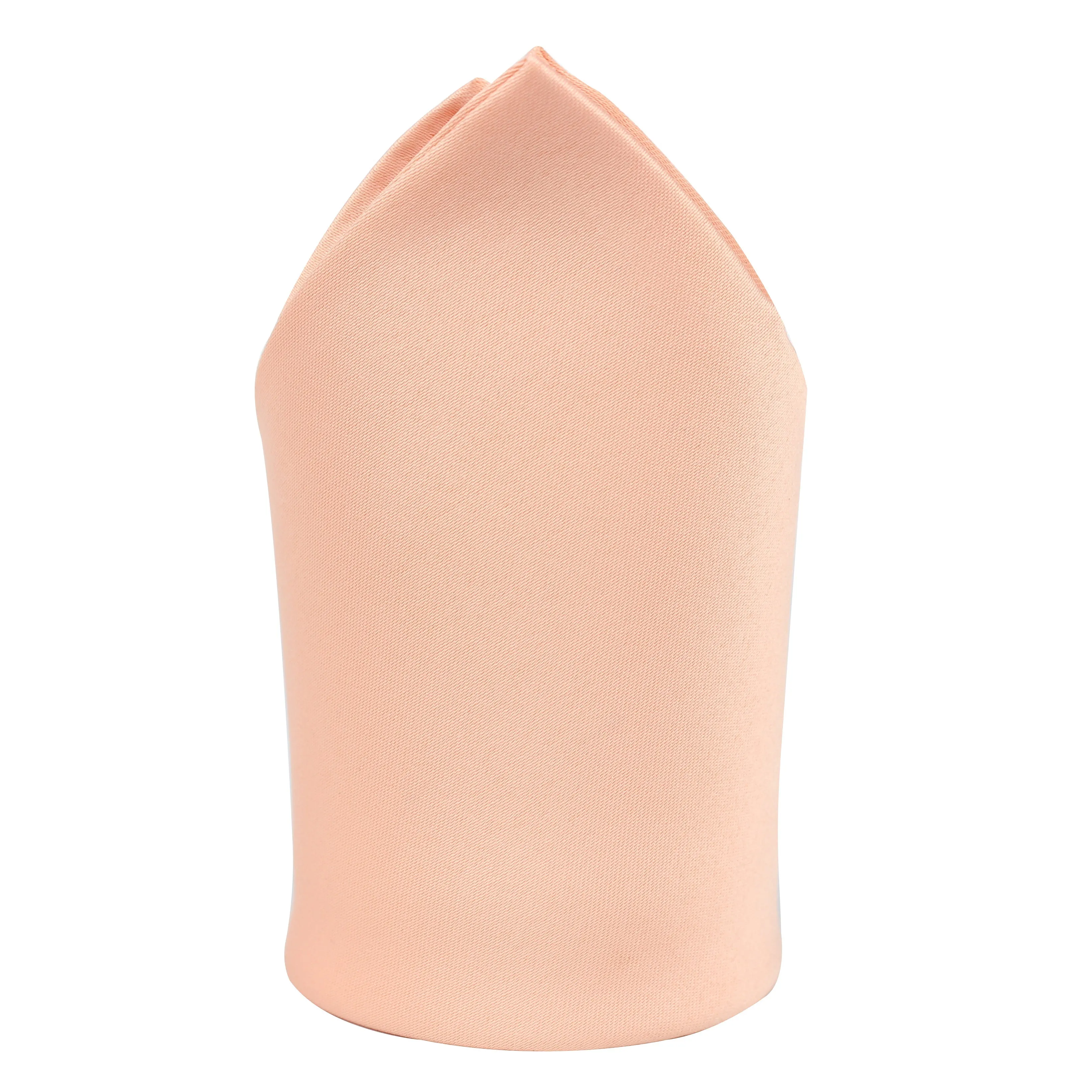 Kovove The Solid Essentials Peach Pocket Square For Men