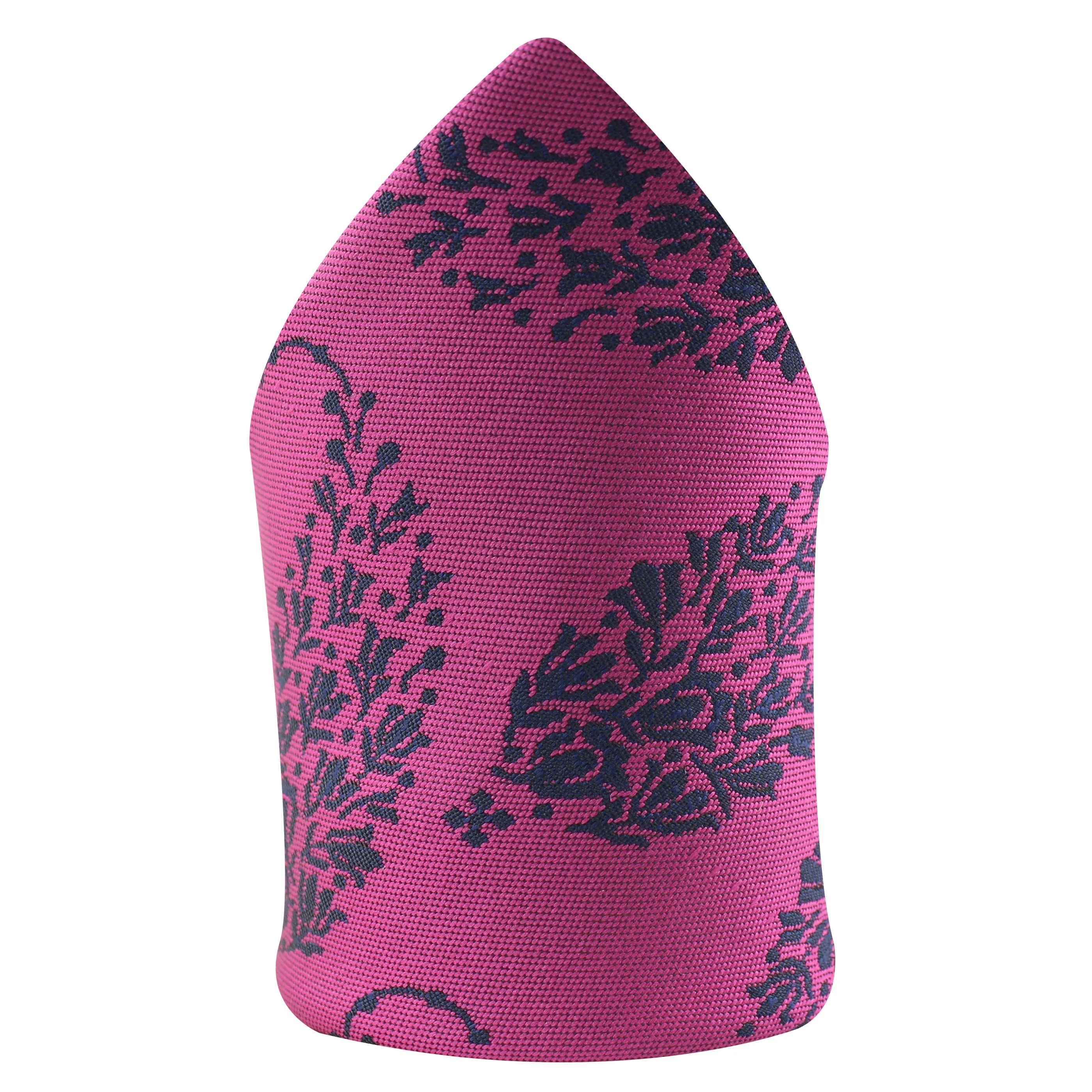 Kovove The Twining Paisley Pink Pocket Square