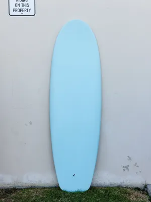 Koz McRae SurfingBoards | 6'2" Stubby Diamond Tail Blue Surfboard