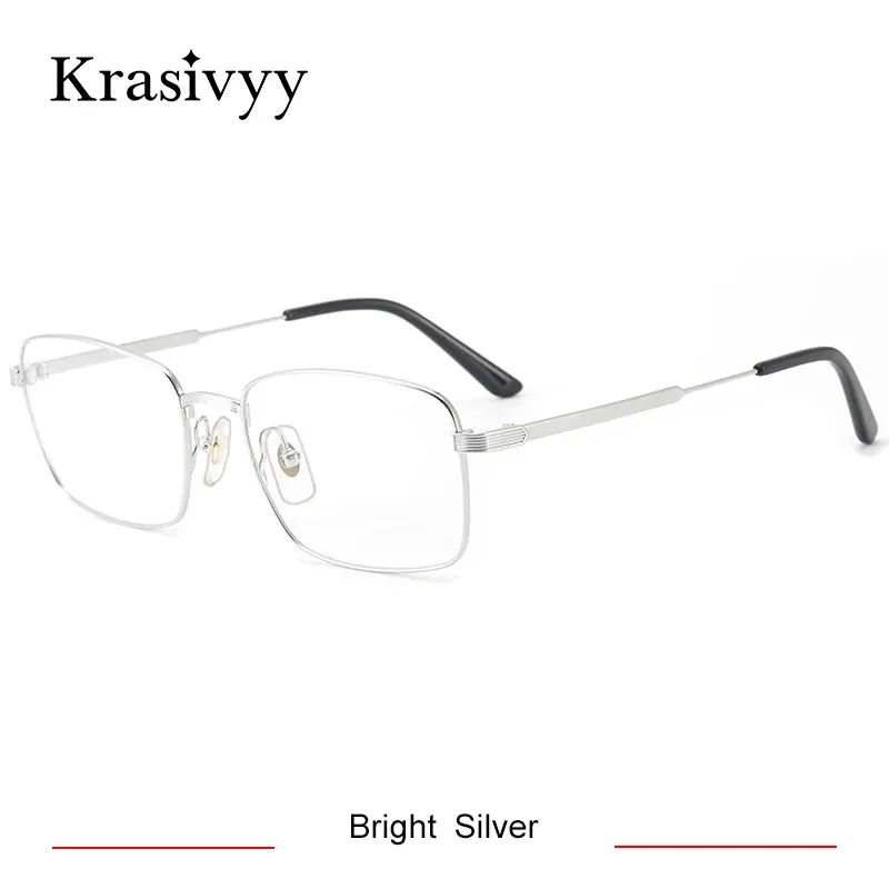 Krasivyy Mens Full Rim Square Titanium Kr03470