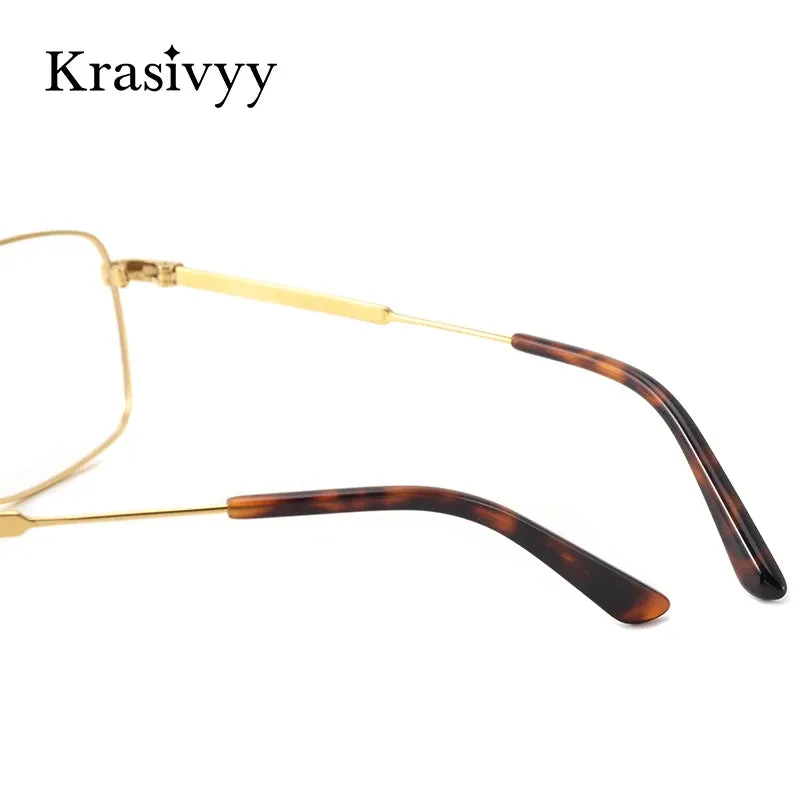 Krasivyy Mens Full Rim Square Titanium Kr03470