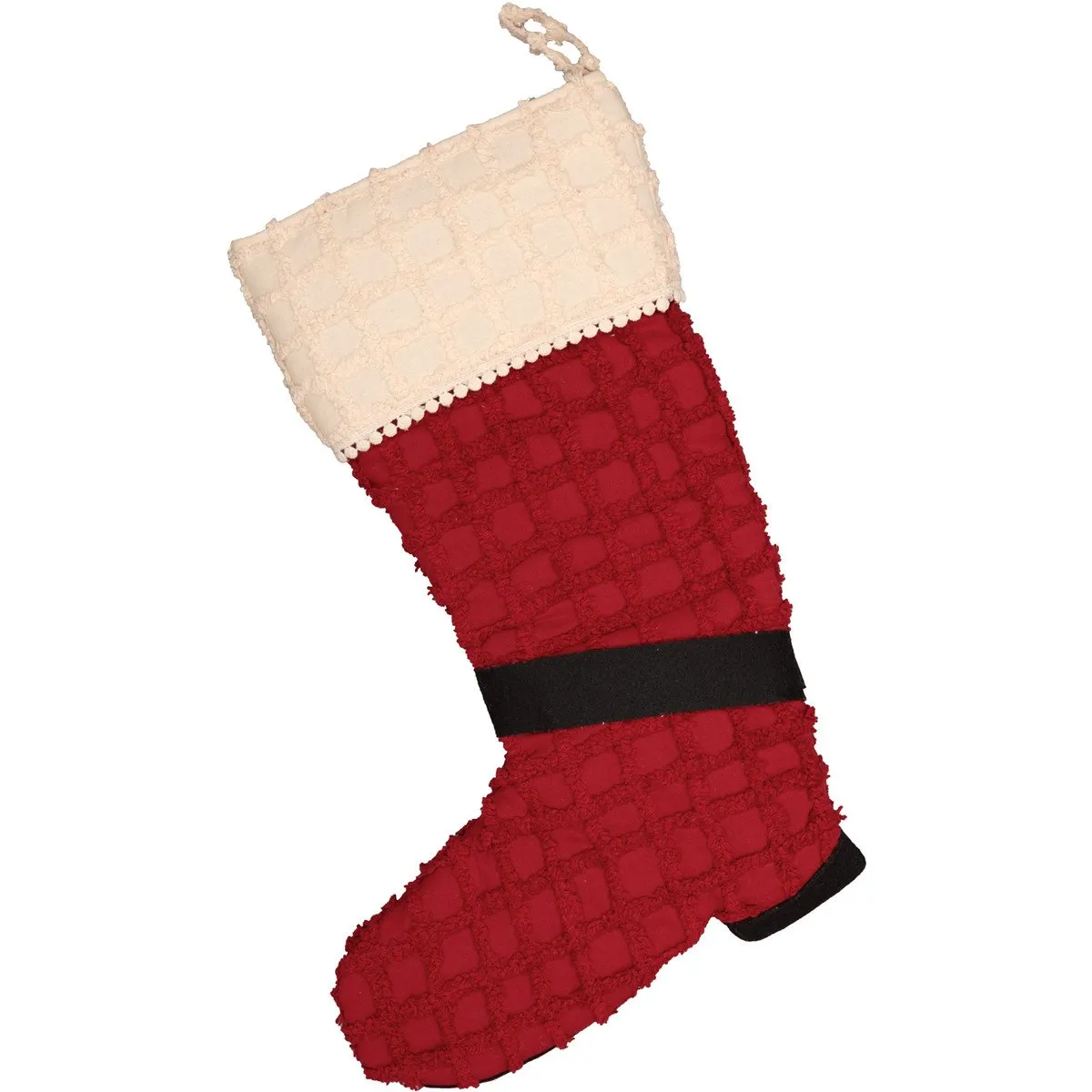 Kringle Chenille Boot Stocking