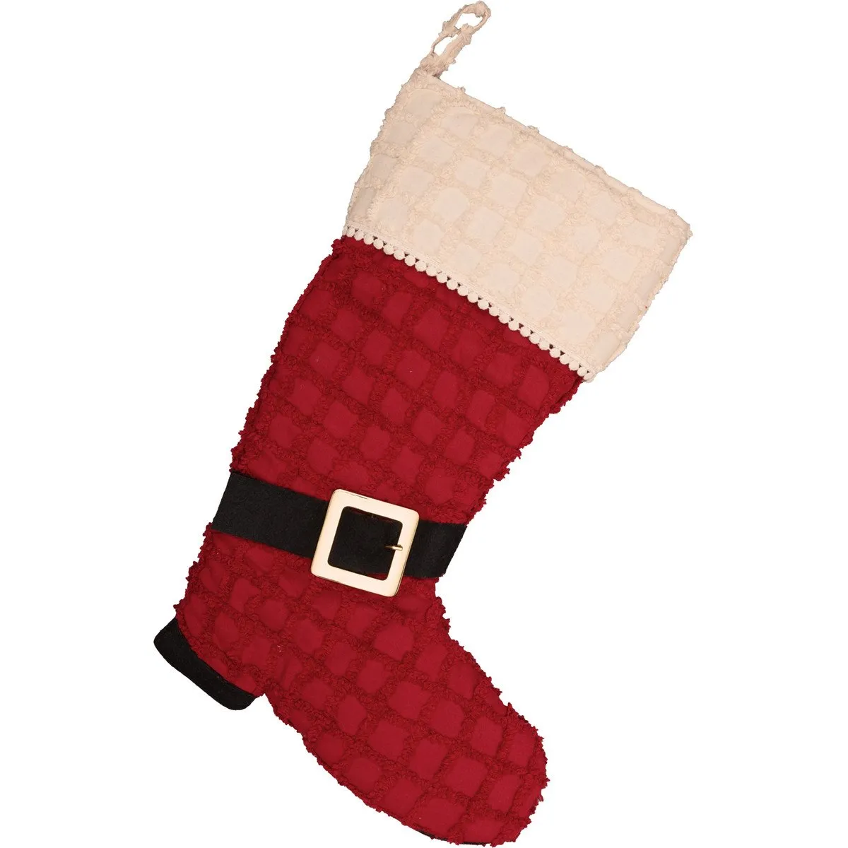 Kringle Chenille Boot Stocking