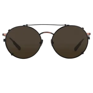 Kris Van Assche Sunglasses Round Black and Grey KVA70C1SUN