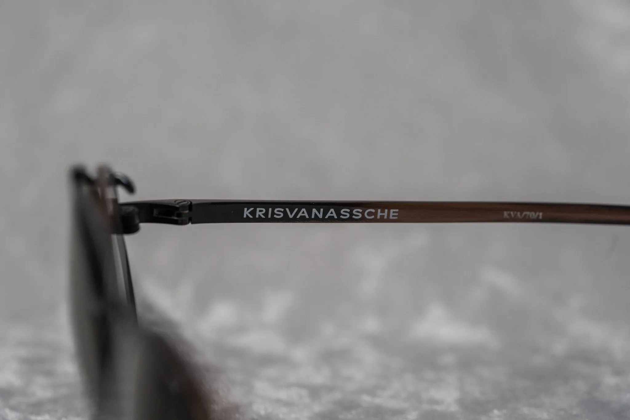 Kris Van Assche Sunglasses Round Black and Grey KVA70C1SUN