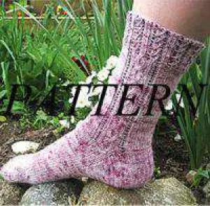 Kristmen's Design Studio Cherry Blossom Socks Pattern