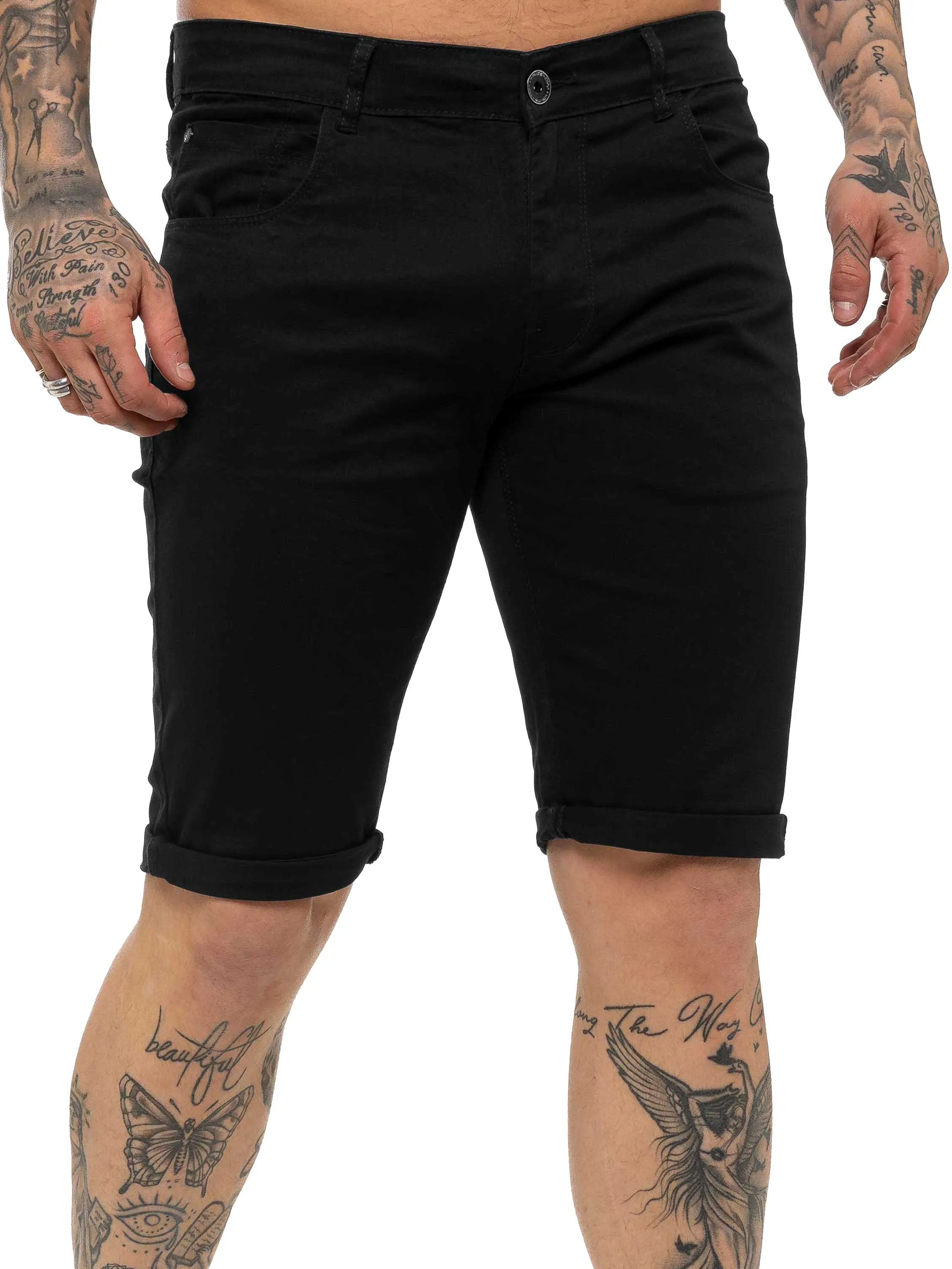 Kruze | Mens Slim Fit Chino Shorts