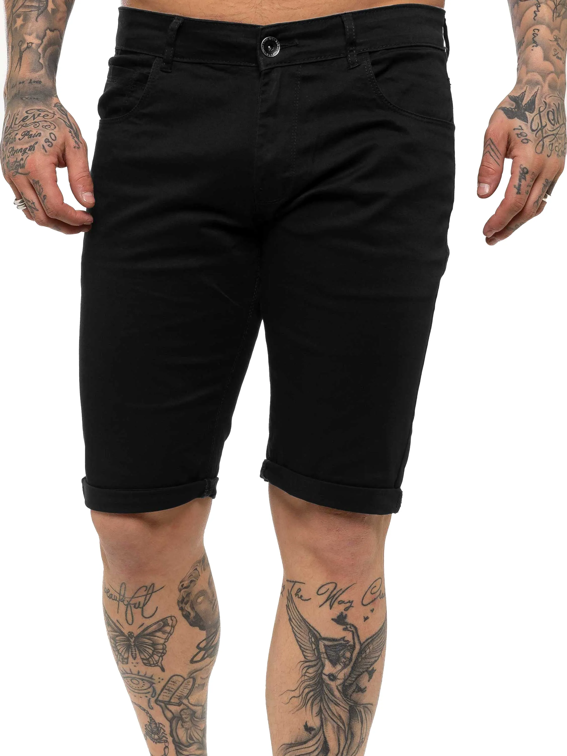 Kruze | Mens Slim Fit Chino Shorts