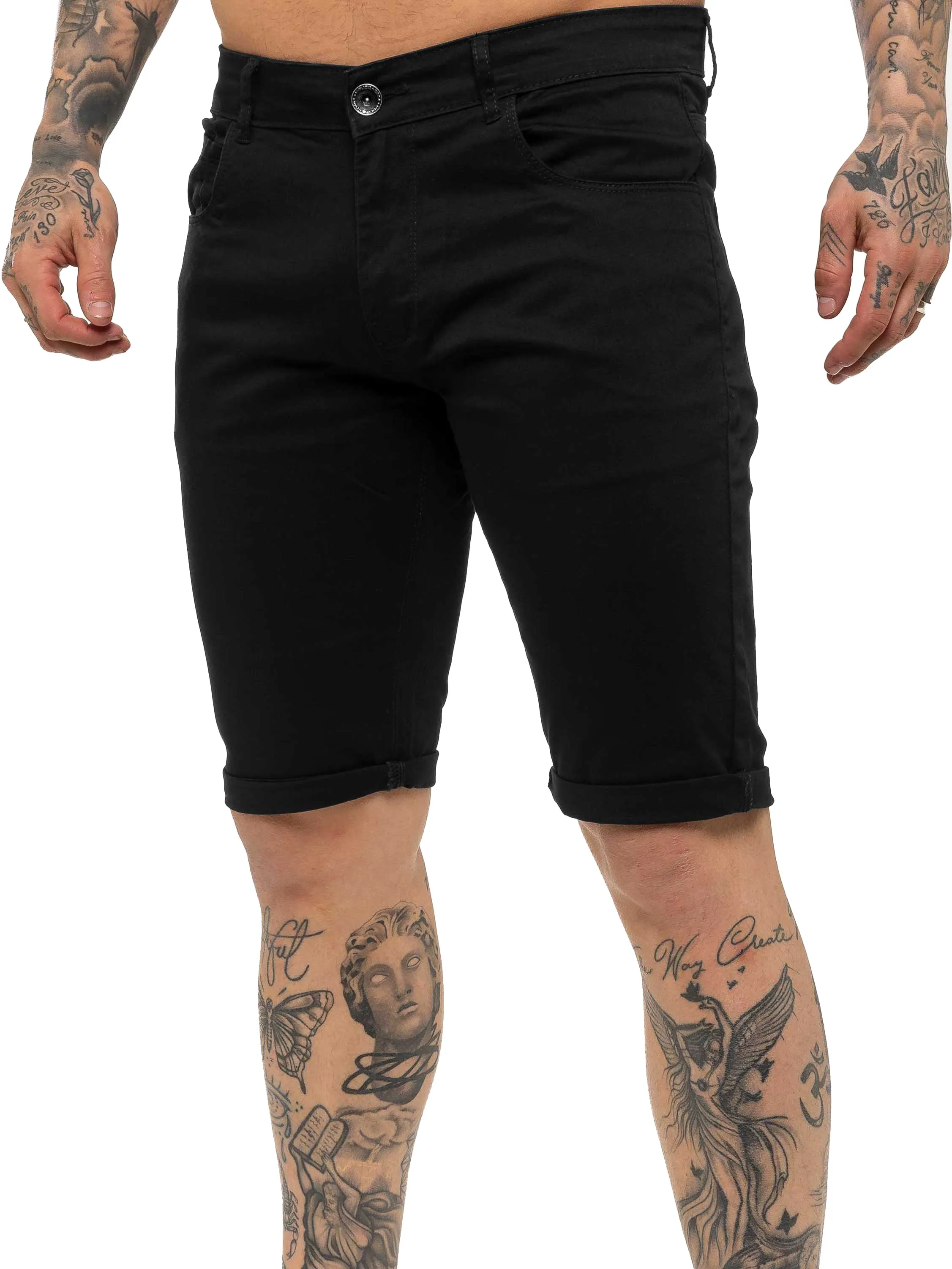 Kruze | Mens Slim Fit Chino Shorts