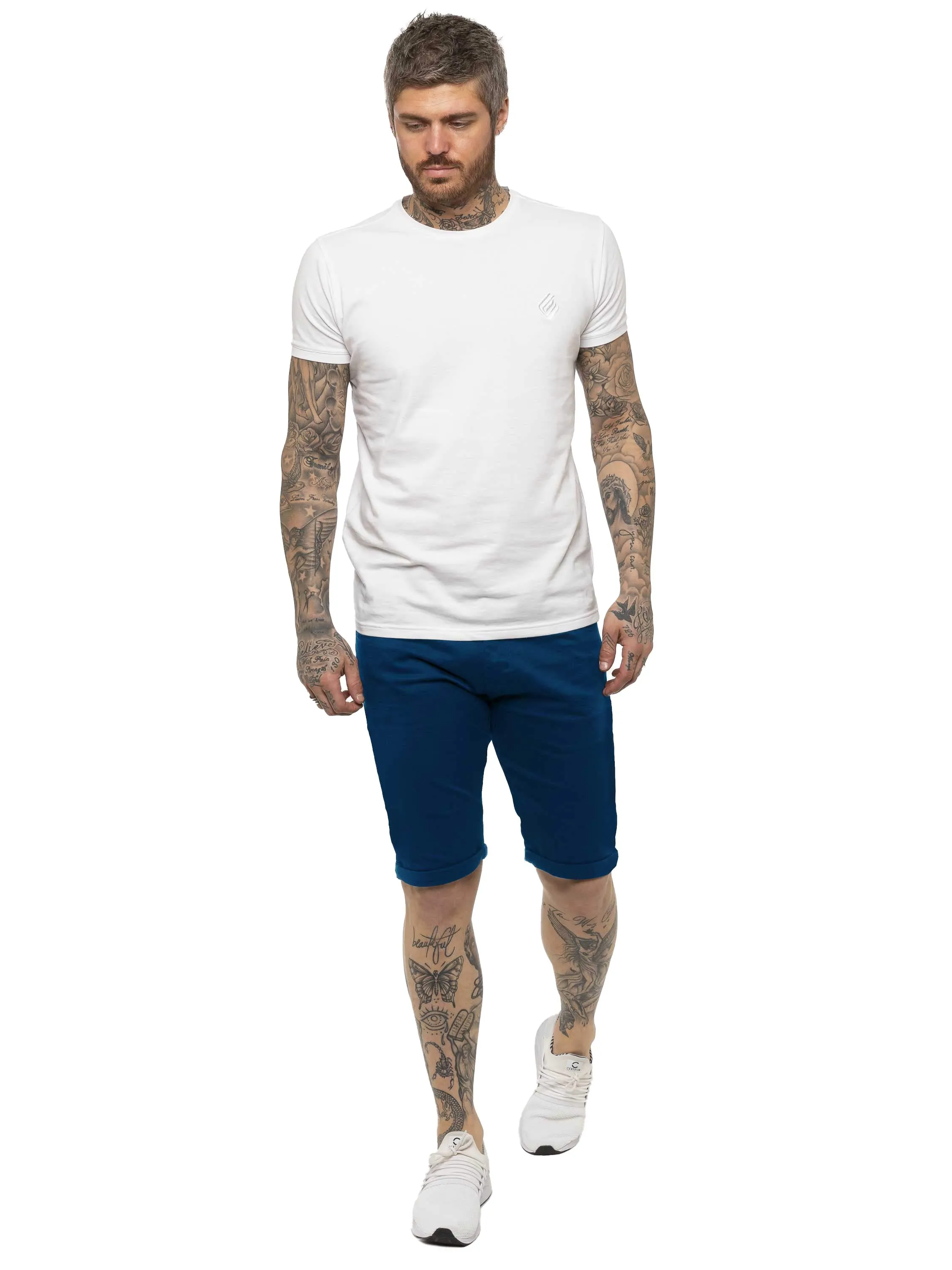 Kruze | Mens Slim Fit Chino Shorts