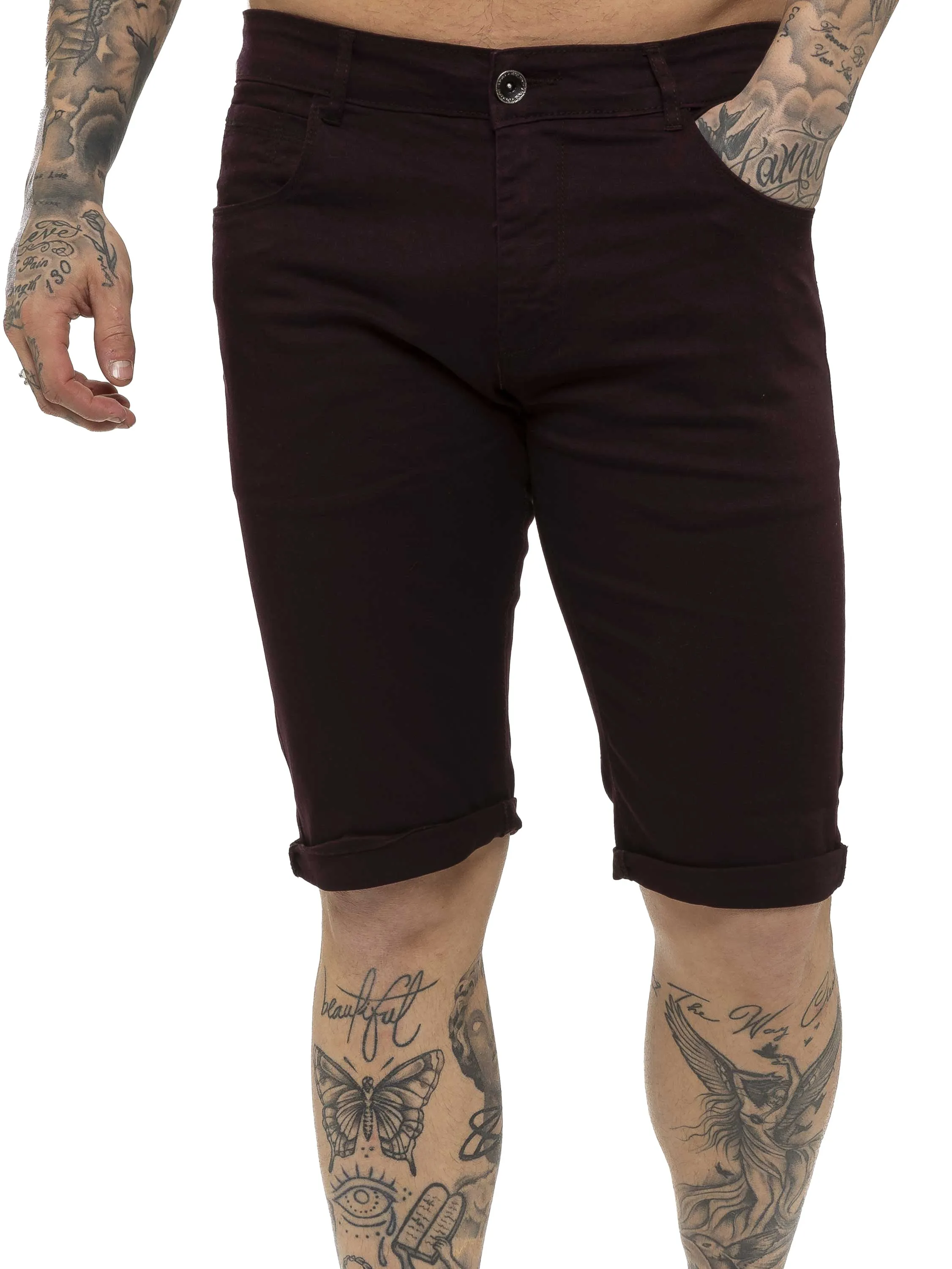 Kruze | Mens Slim Fit Chino Shorts