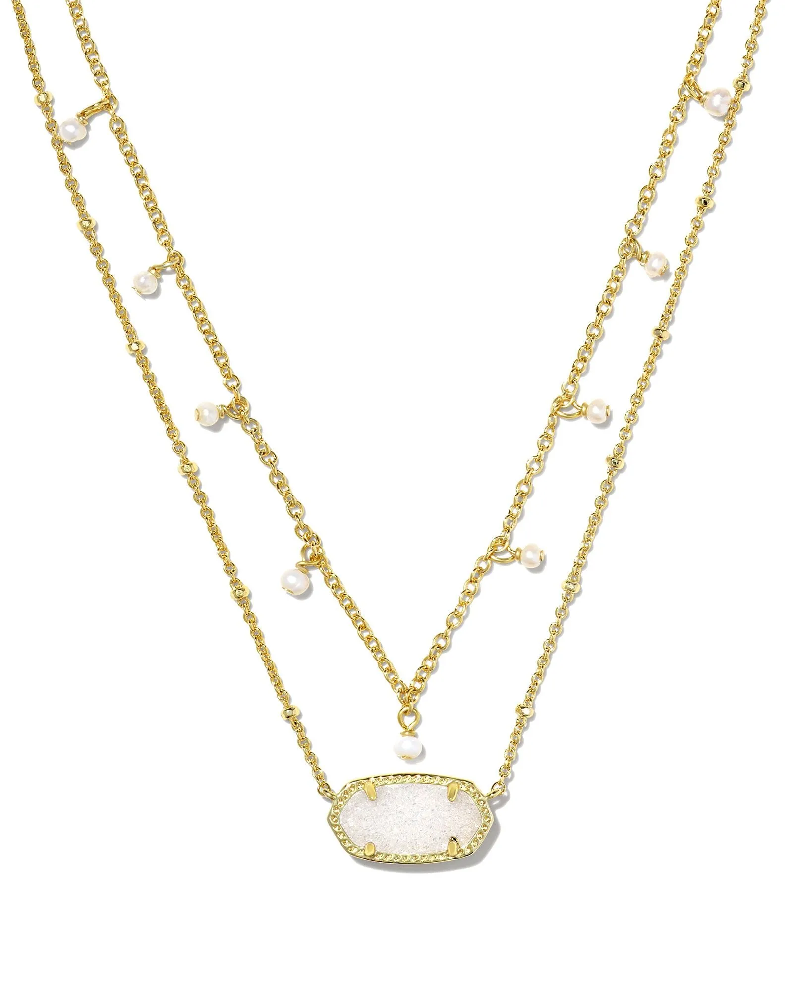 KS Elisa Peal Multi Strand Necklace