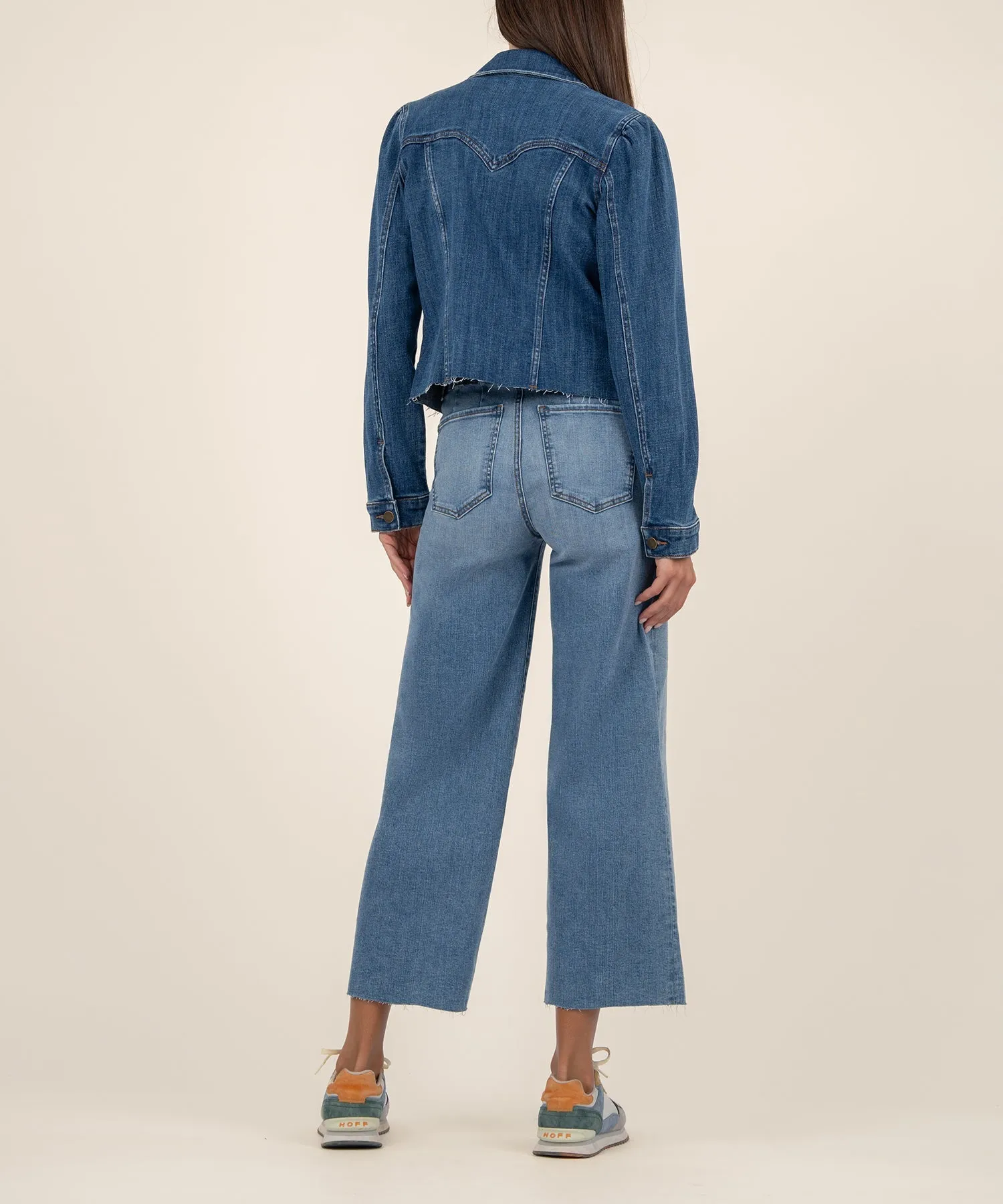 KT Shaya Crop Denim Jacket