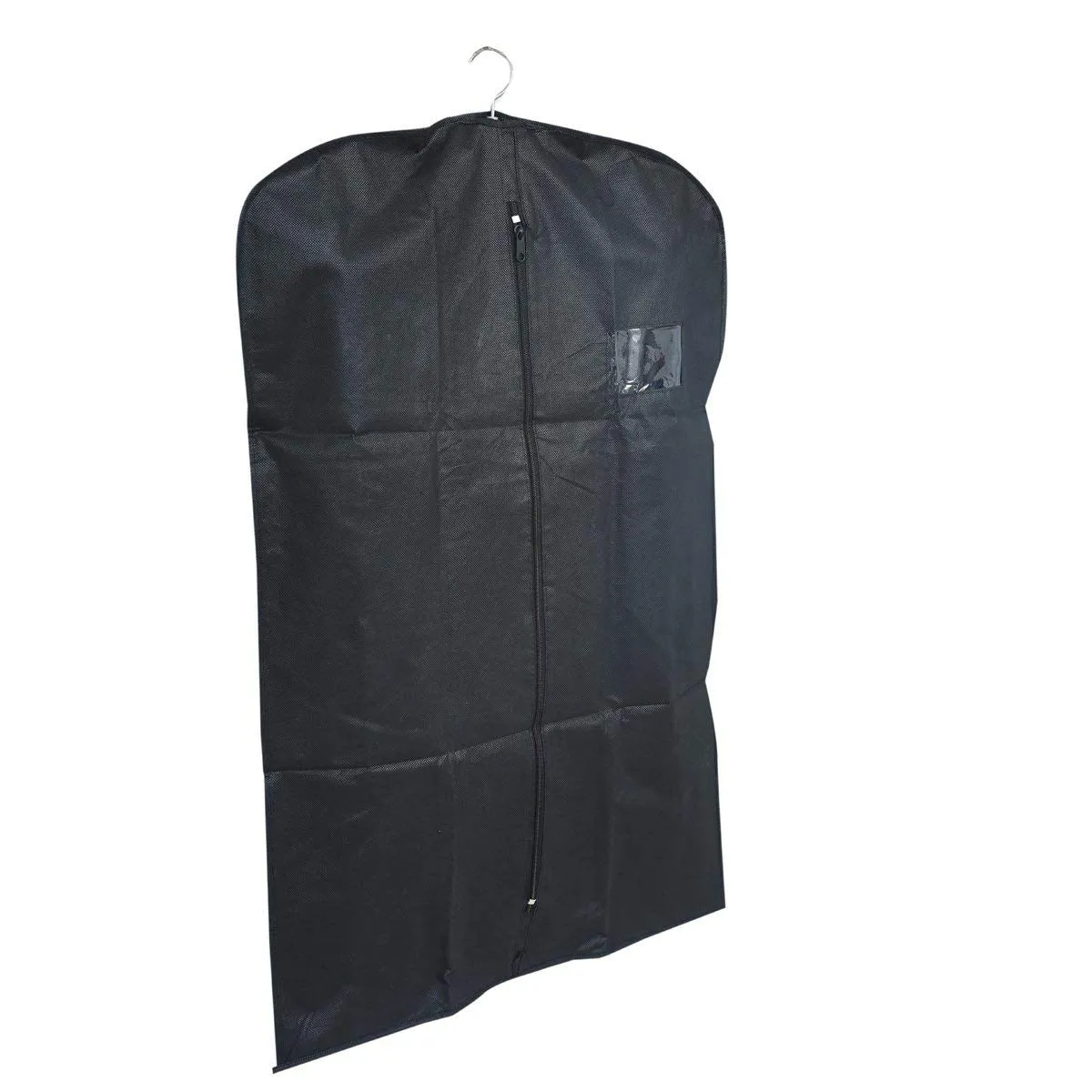 Kuber Industries 2 Piece Black Cotton Hanging Blazer Cover